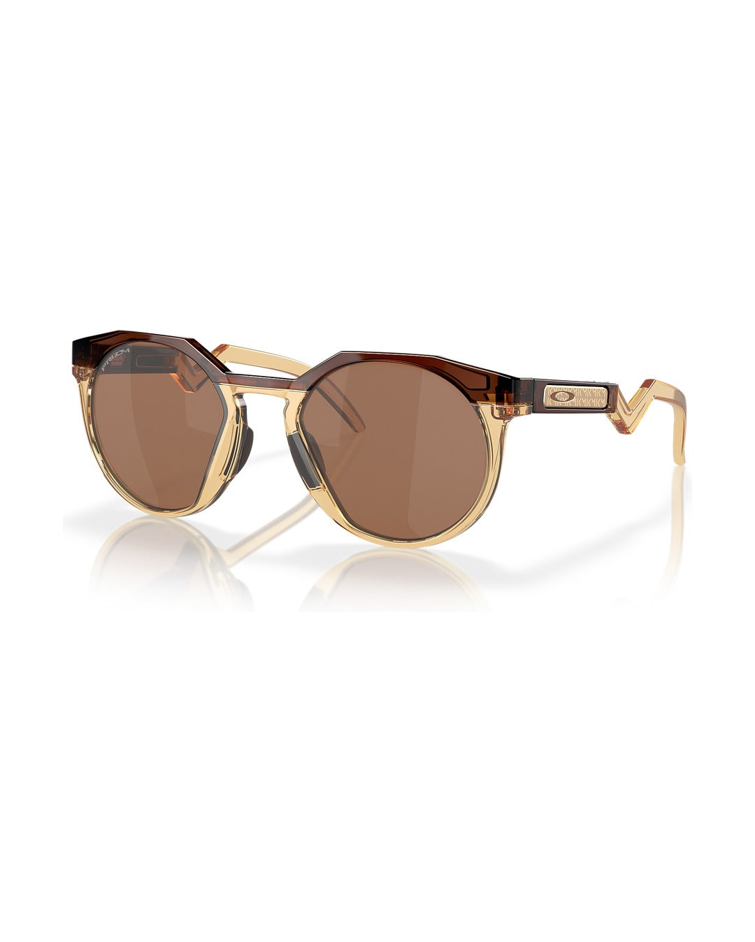 HSTN Sunglasses - Dark Amber/Light Curry/Prizm Tungsten - Oakley