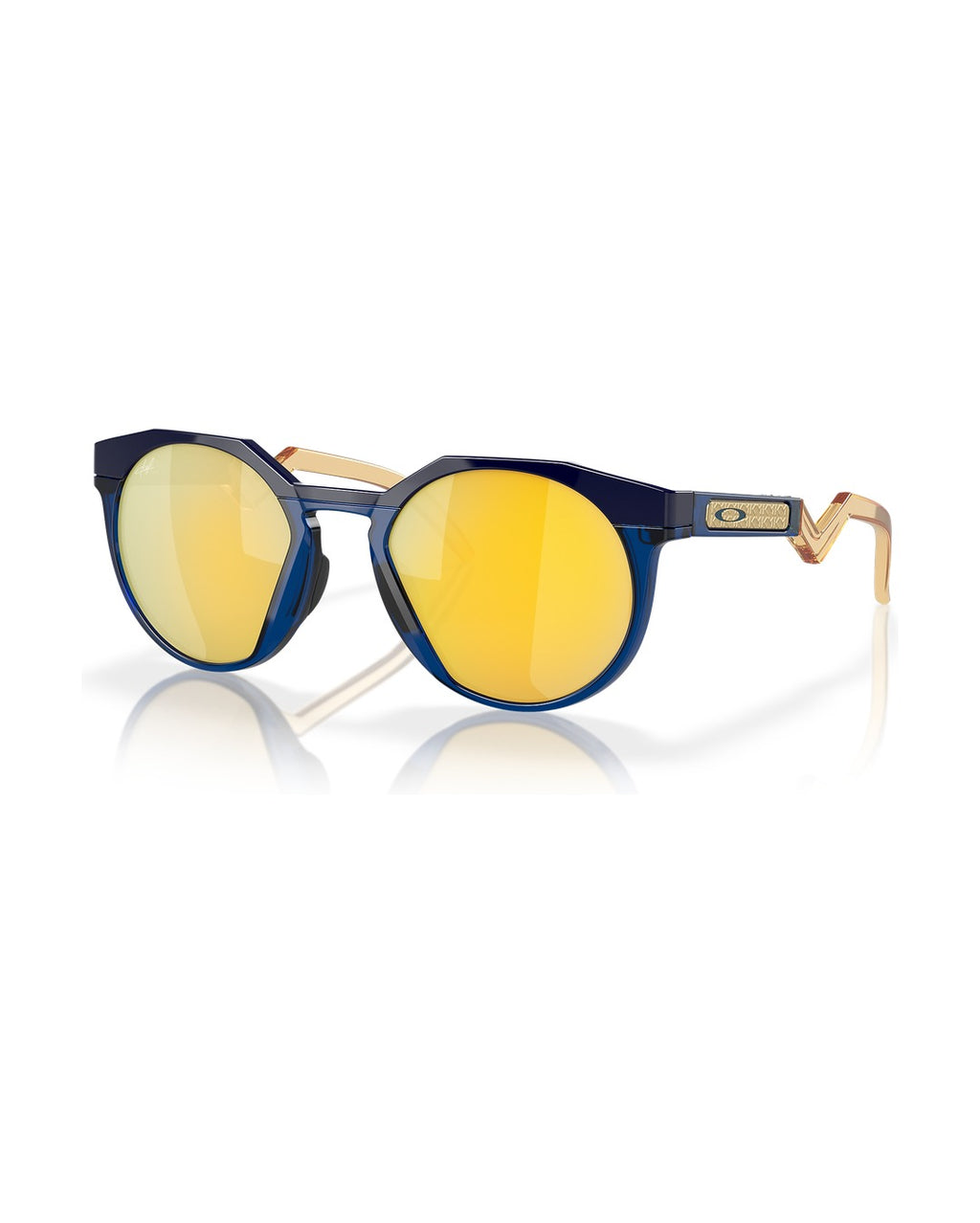 HSTN Sunglasses - Navy/Transparent Blue/Prizm 24K Polarized - Oakley