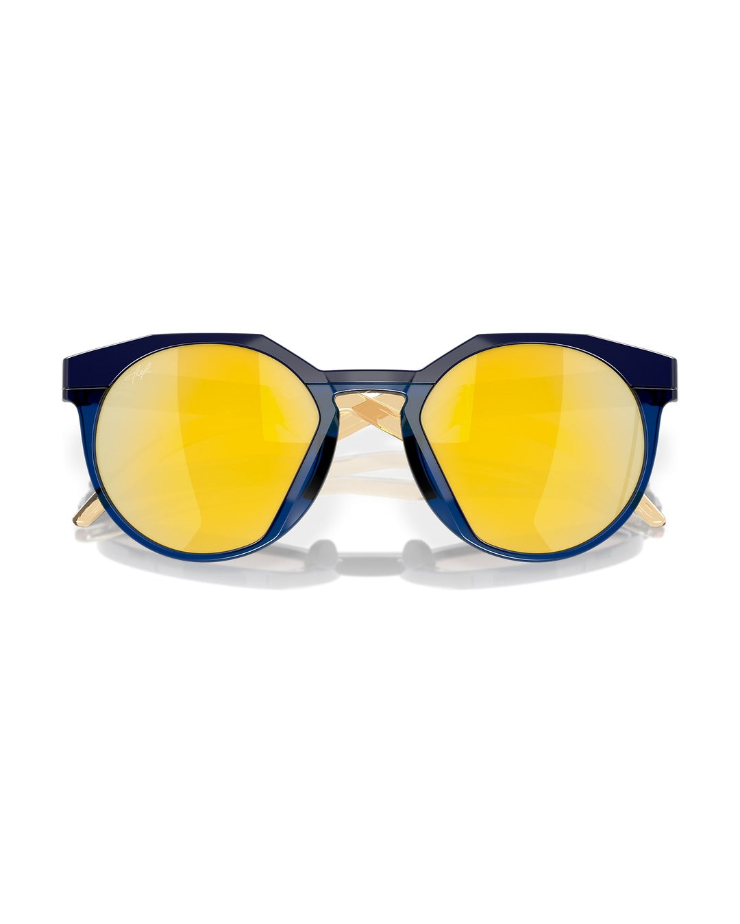 HSTN Sunglasses - Navy/Transparent Blue/Prizm 24K Polarized - Oakley