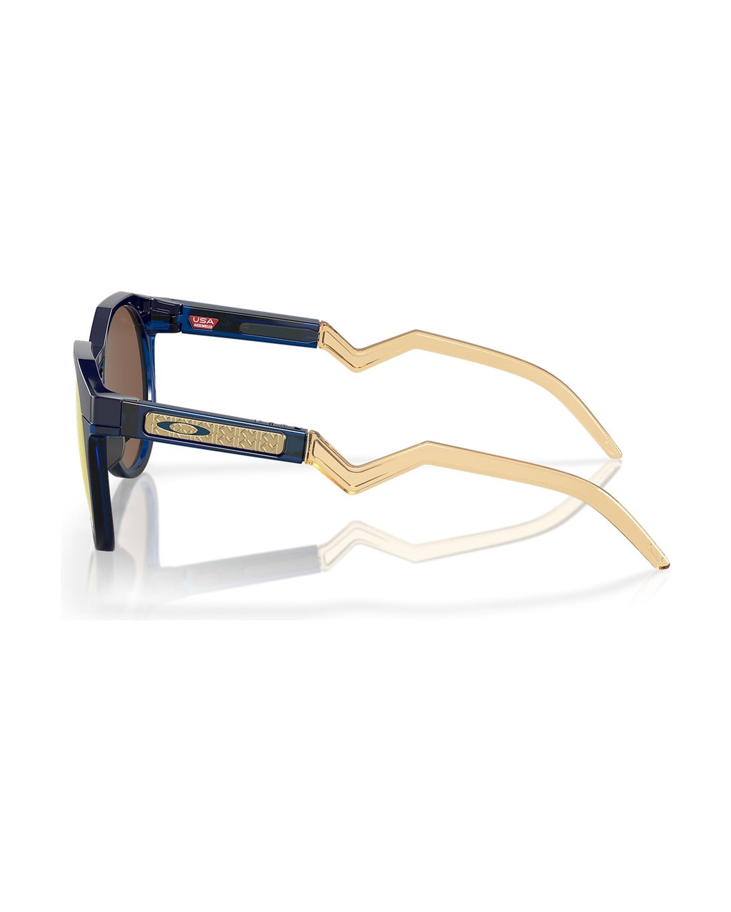 HSTN Sunglasses - Navy/Transparent Blue/Prizm 24K Polarized - Oakley