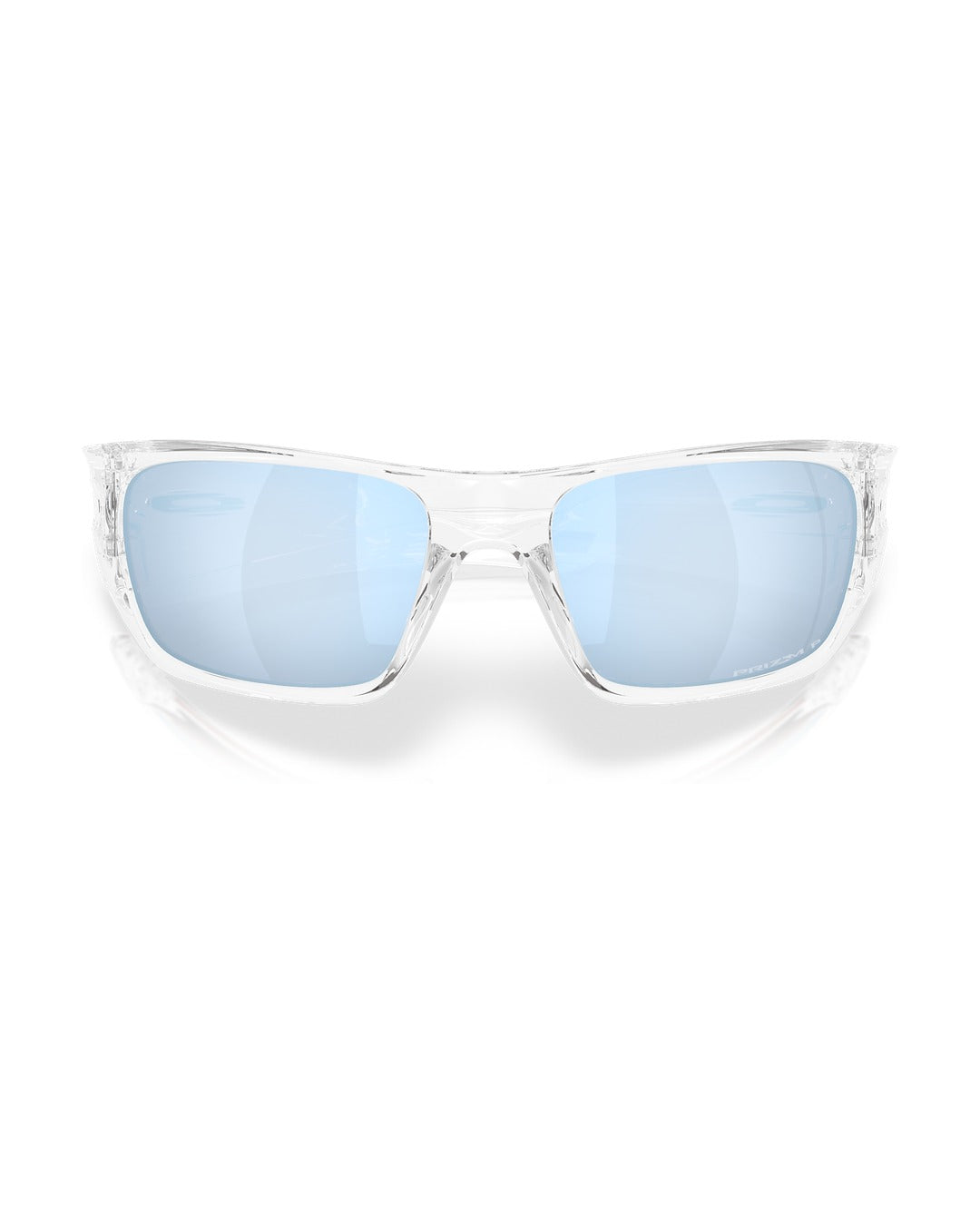 Masseter Sunglasses - Polished Clear/Prizm Deep Water Polarized - Oakley