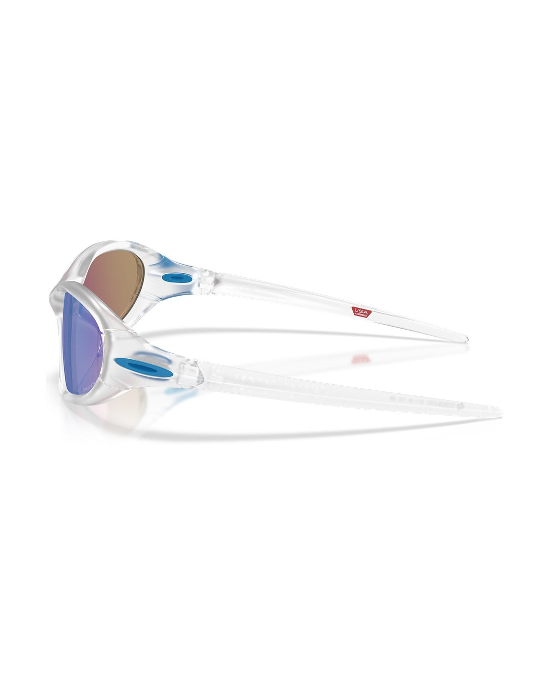 Portal Jacket Sunglasses - Matte Clear/Prizm Sapphire - Oakley