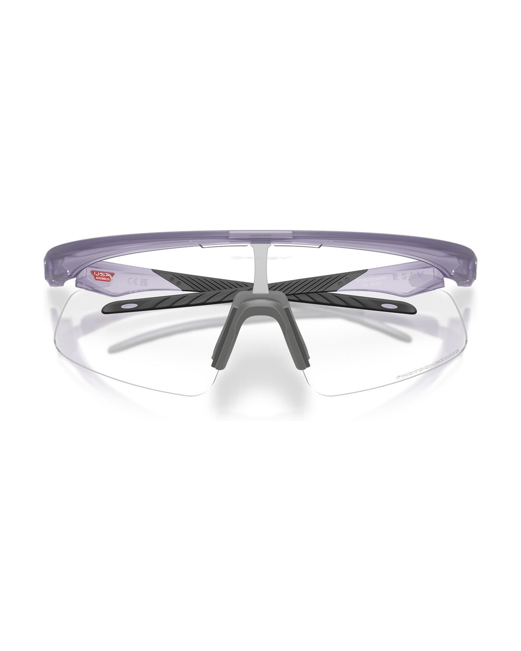 RSLV Lite Sunglasses - Matte Transparent Lilac/Clear to Black Iridium Photochromic - Oakley