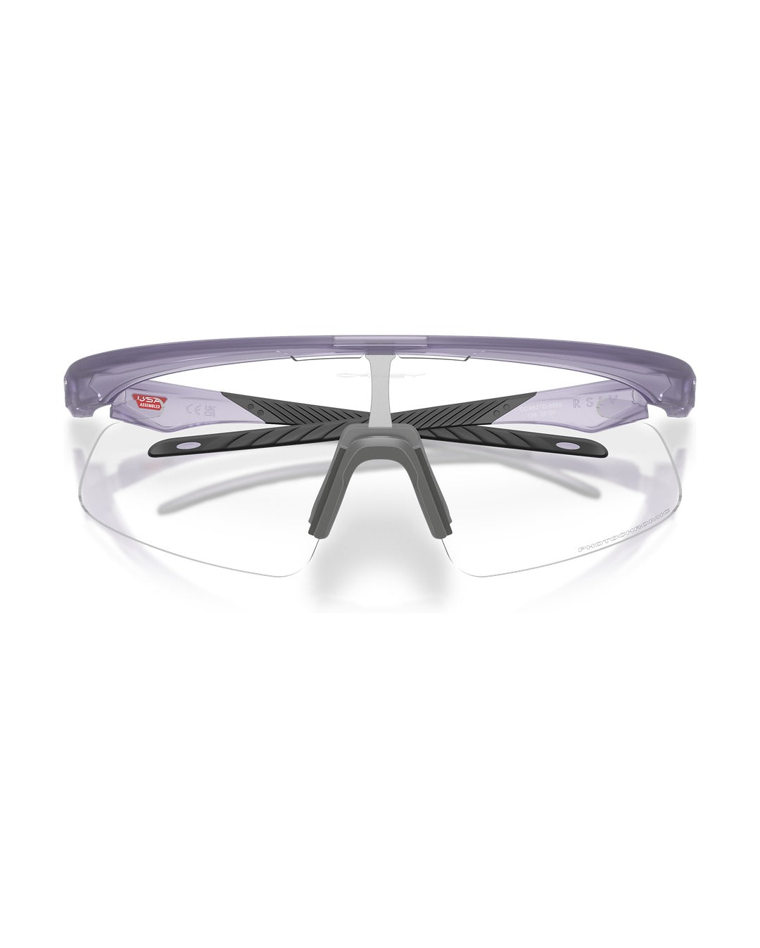 RSLV Lite Sunglasses - Matte Transparent Lilac/Clear to Black Iridium Photochromic - Oakley