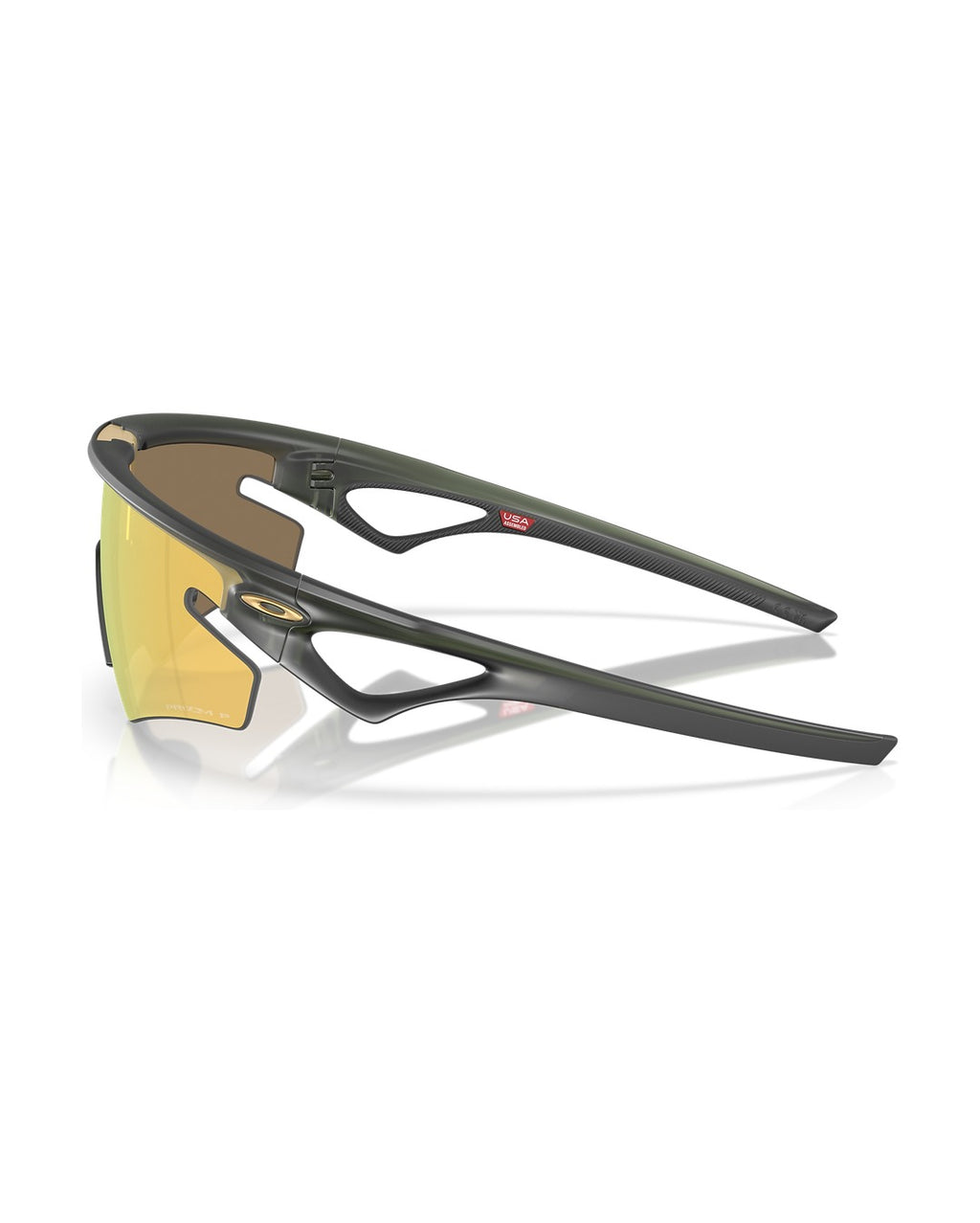 Sphaera Slash Sunglasses - Matte Olive Ink/Prizm 24K Polarized - Oakley