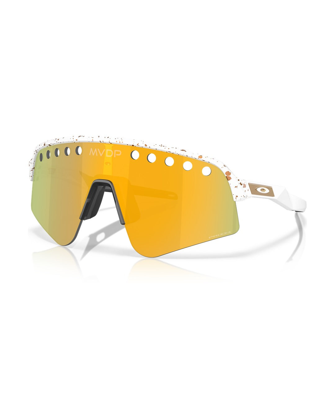 Sutro Lite Sweep Sunglasses - Red/Gold Splatter/Prizm 24K - Oakley