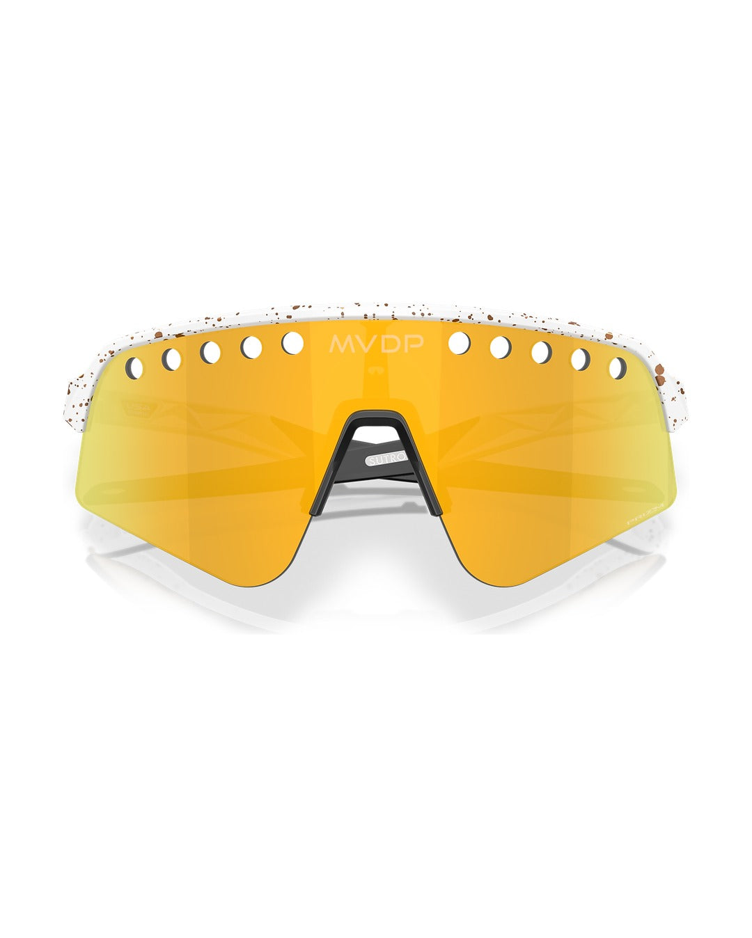 Sutro Lite Sweep Sunglasses - Red/Gold Splatter/Prizm 24K - Oakley