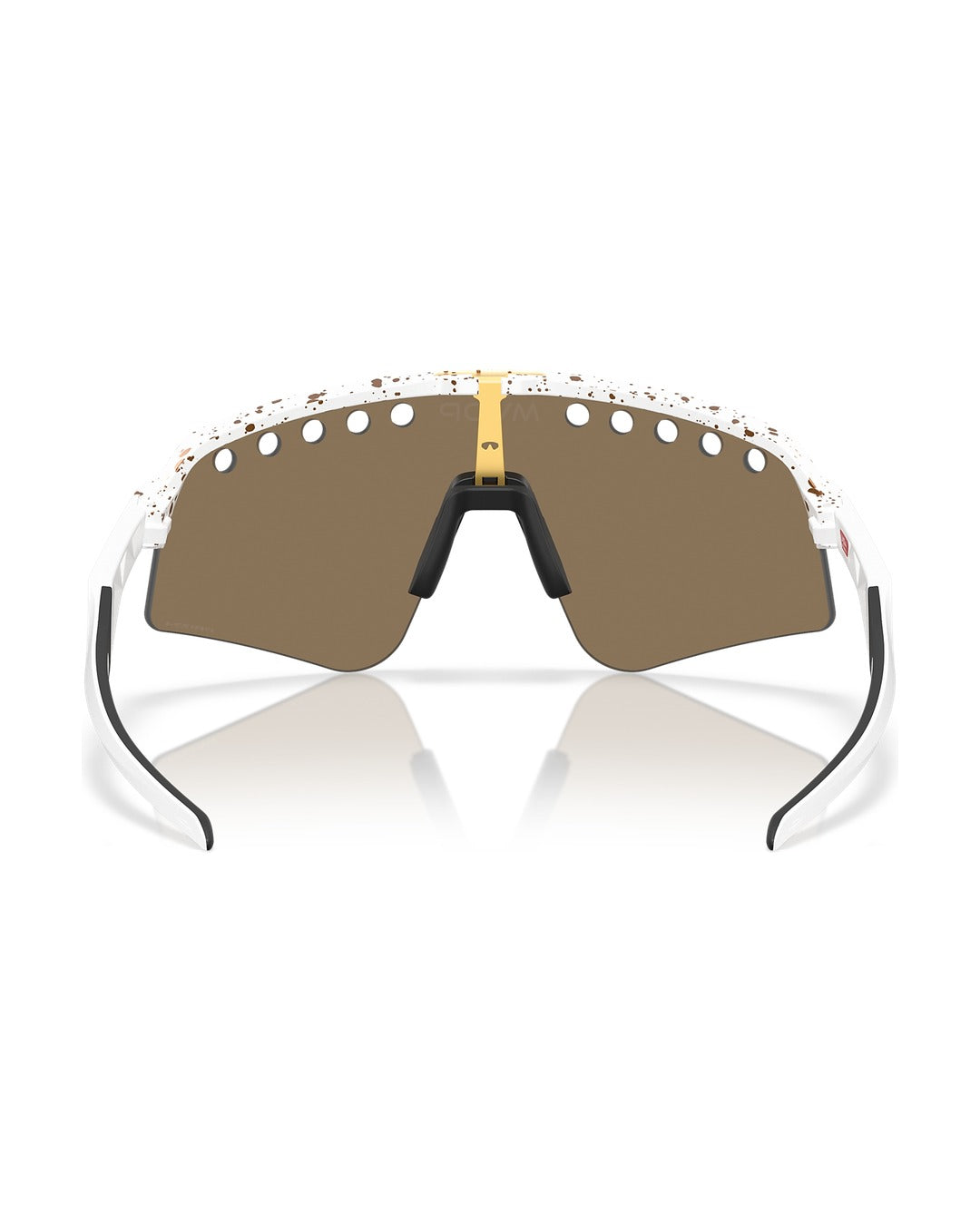 Sutro Lite Sweep Sunglasses - Red/Gold Splatter/Prizm 24K - Oakley