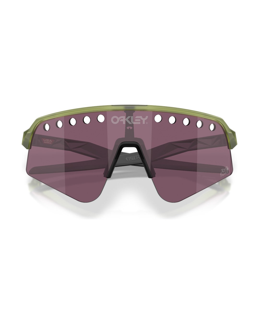 Sutro Lite Sweep Sunglasses - Transparent Fern/Prizm Road Black - Oakley