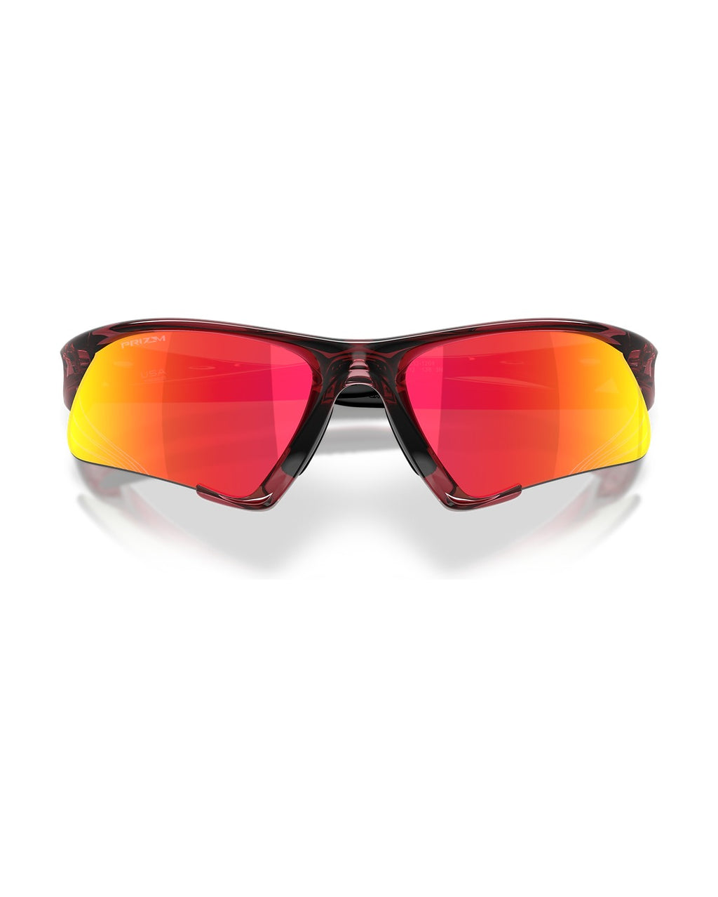 Suture Jacket Sunglasses - Transparent Iron Red/Prizm Ruby - Oakley