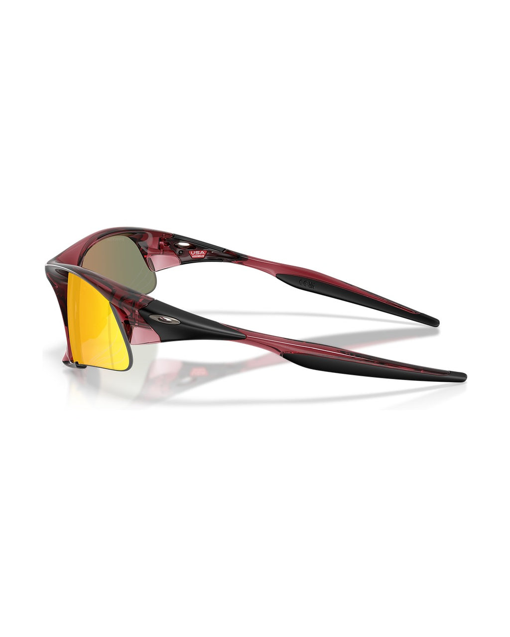 Suture Jacket Sunglasses - Transparent Iron Red/Prizm Ruby - Oakley