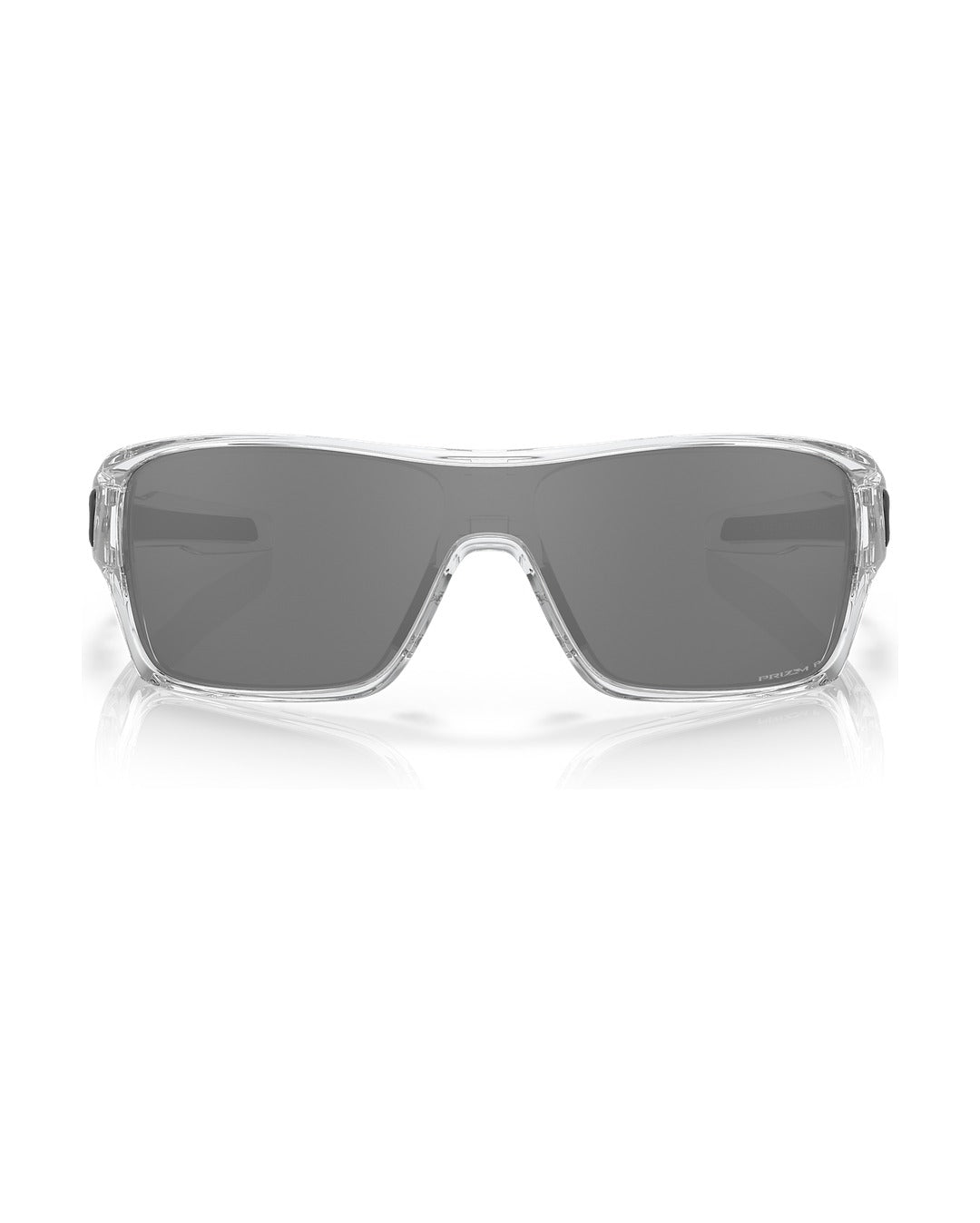 Turbine Rotor Sunglasses - Polished Clear/Prizm Black Polarized - Oakley