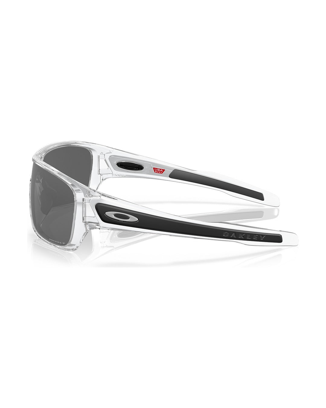 Turbine Rotor Sunglasses - Polished Clear/Prizm Black Polarized - Oakley