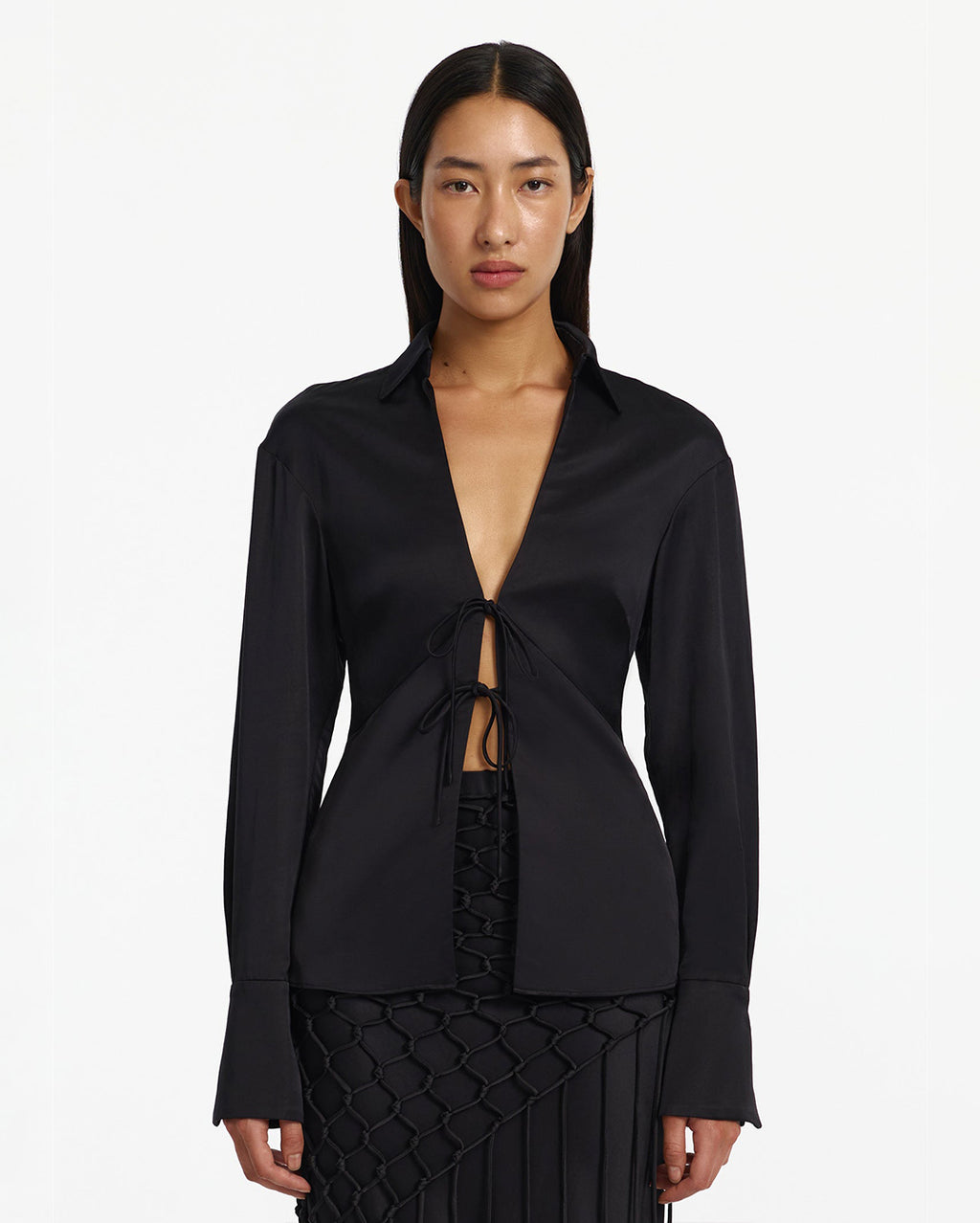 Oceane Long Sleeve Top - Black - Significant Other