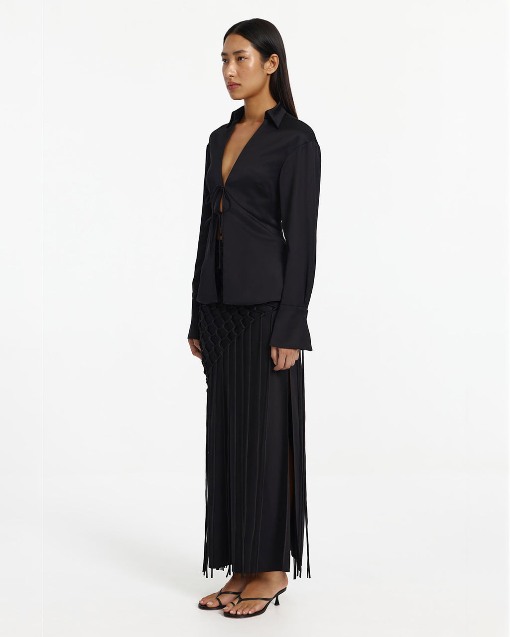 Oceane Long Sleeve Top - Black - Significant Other
