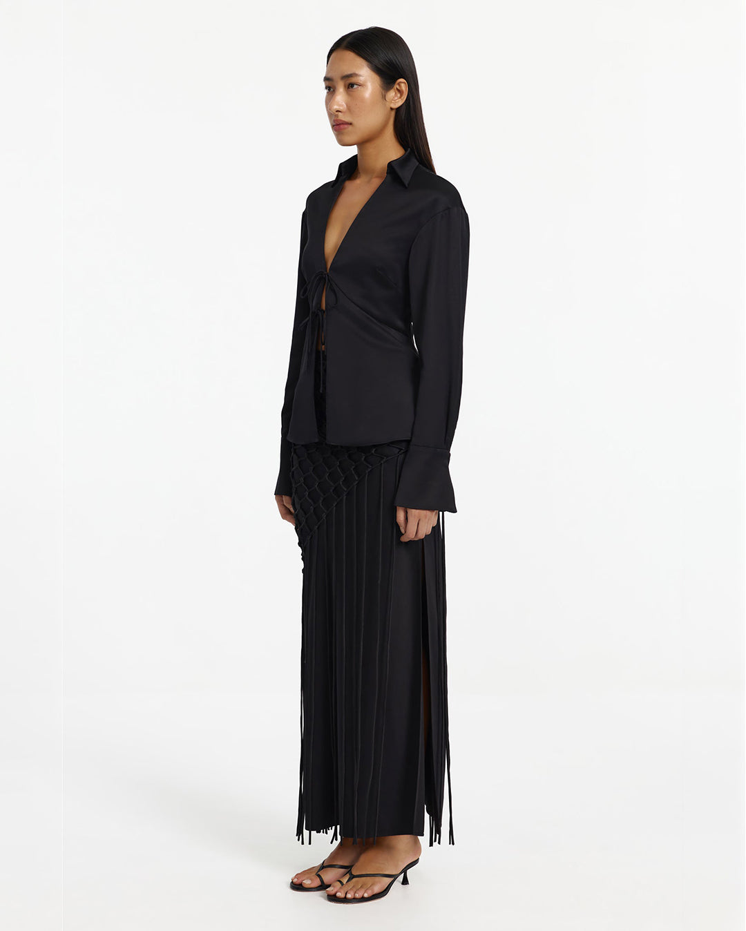 Oceane Long Sleeve Top - Black - Significant Other