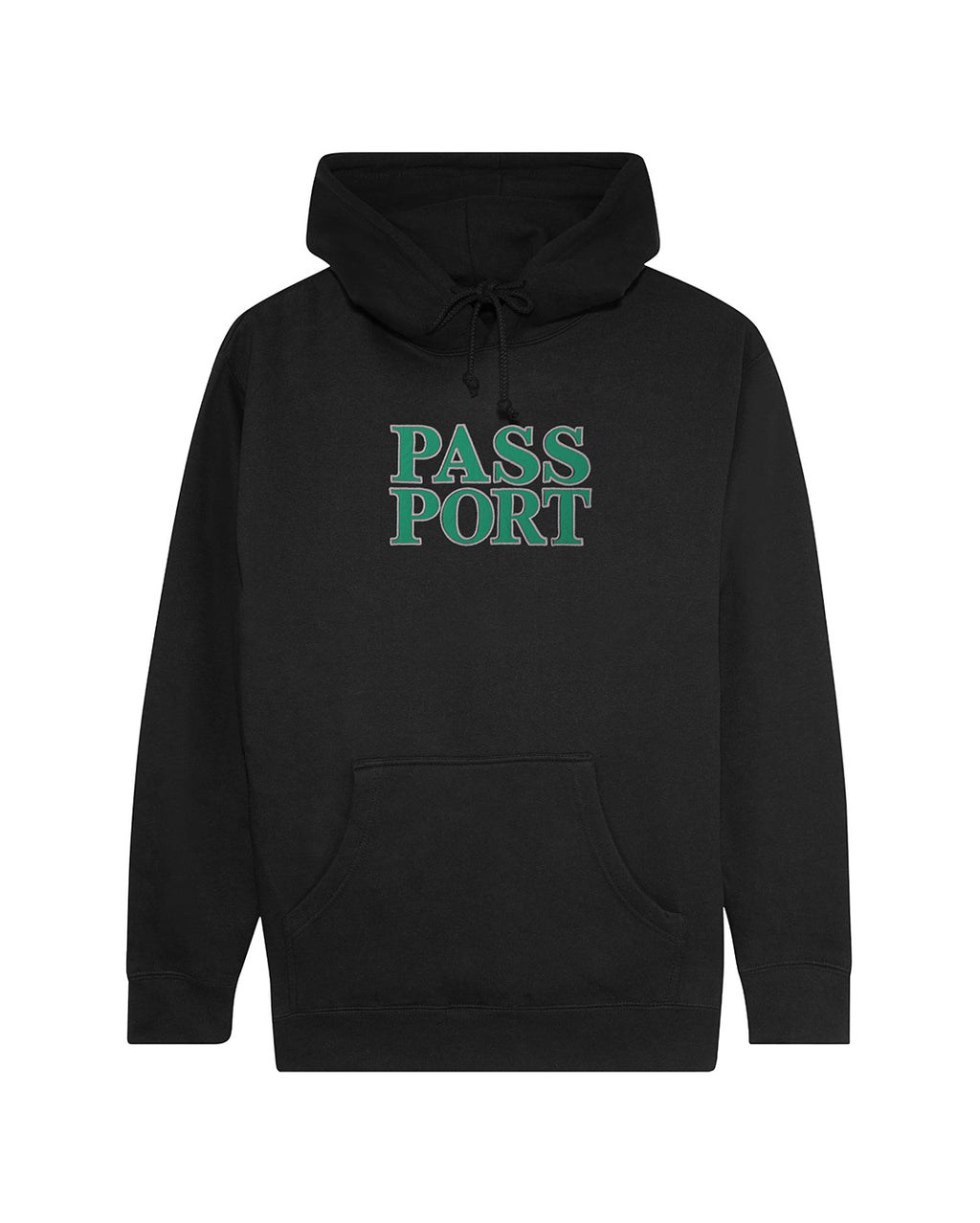 Official Stacked Applique Hood - Black - Pass-Port