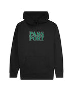 Official Stacked Applique Hood - Black - Pass-Port