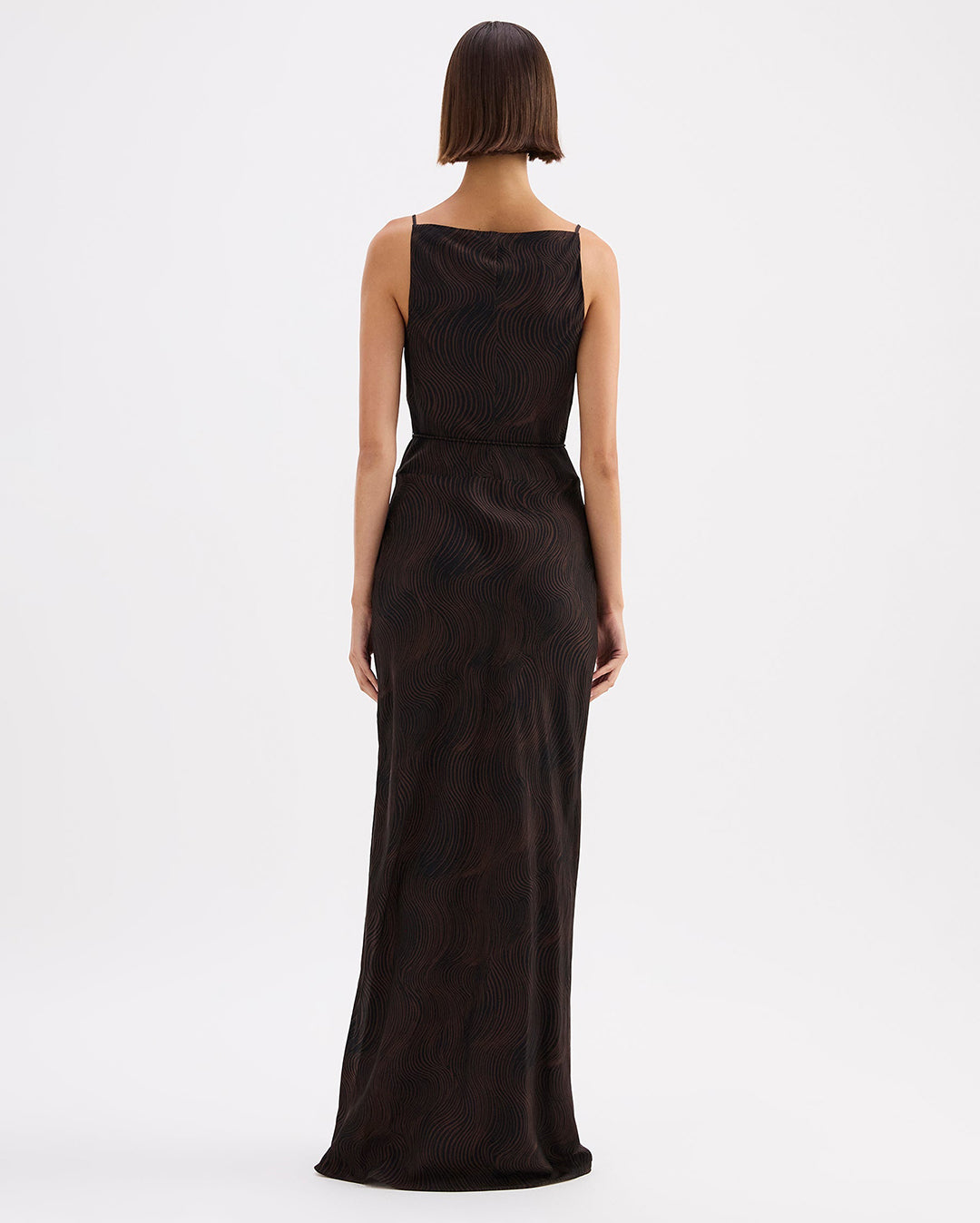 Onda Cupro Maxi Dress - Onda - Nude Lucy