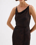Onda Cupro Maxi Dress - Onda - Nude Lucy