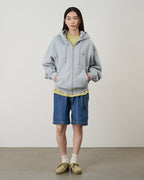 One Point Zip Hoodie - Heather Grey - Gramicci