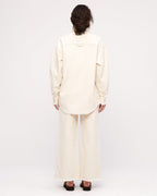 Organic Denim Shirt Jacket - Coconut - Zulu and Zephyr