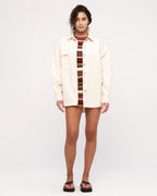 Organic Denim Shirt Jacket - Coconut - Zulu and Zephyr