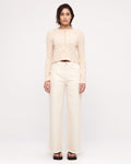 Organic Mid Rise Jean - Coconut - Zulu and Zephyr