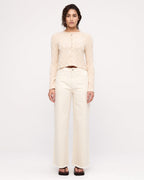 Organic Mid Rise Jean - Coconut - Zulu and Zephyr