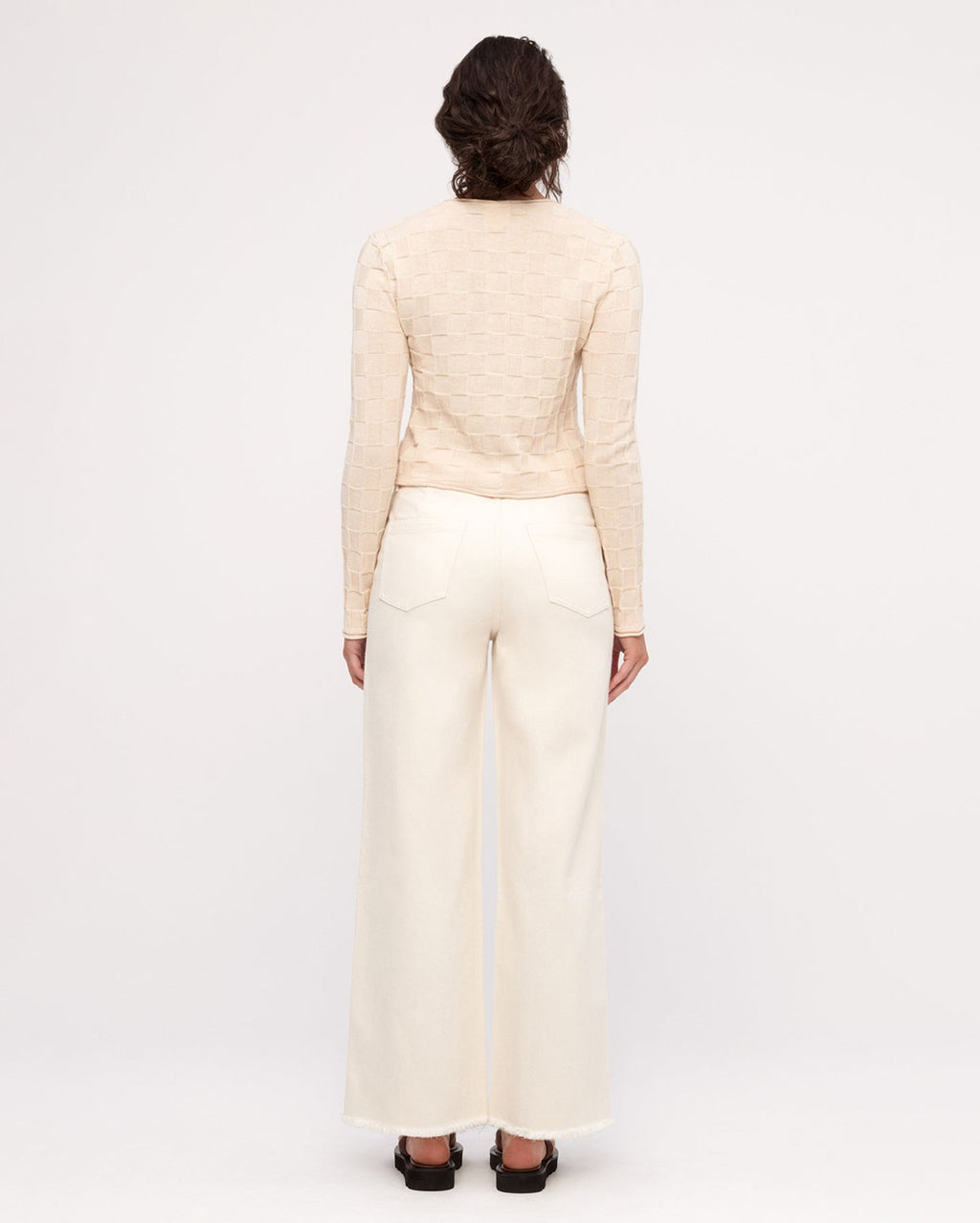 Organic Mid Rise Jean - Coconut - Zulu and Zephyr