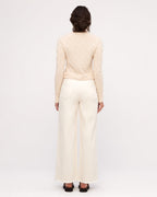 Organic Mid Rise Jean - Coconut - Zulu and Zephyr