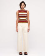 Organic Mid Rise Jean - Coconut - Zulu and Zephyr