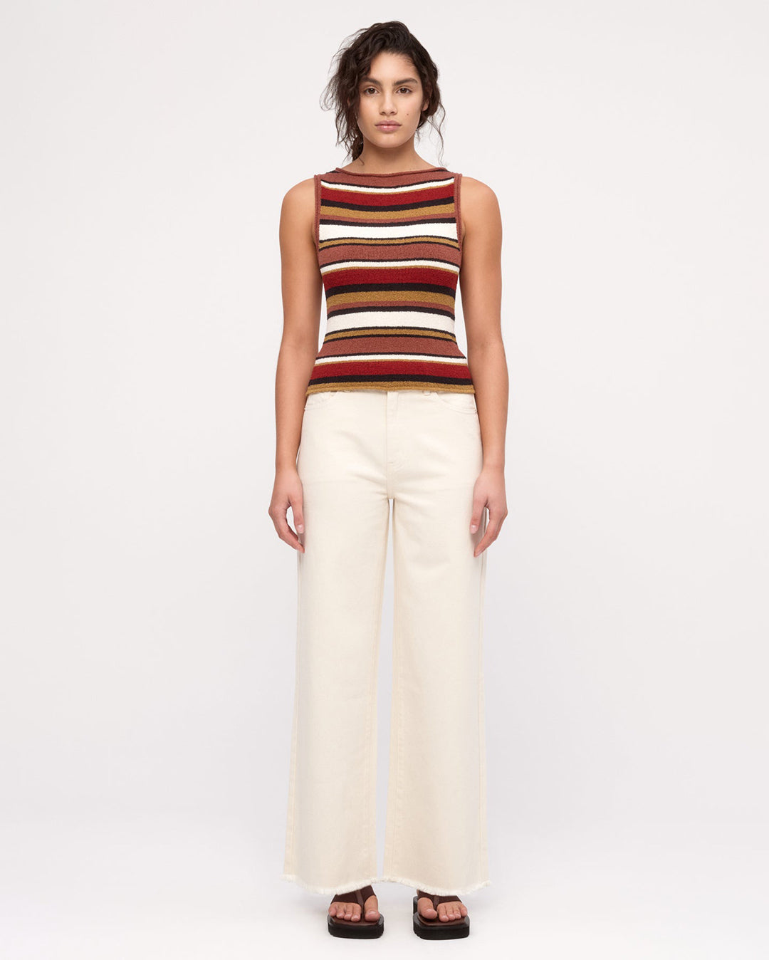 Organic Mid Rise Jean - Coconut - Zulu and Zephyr