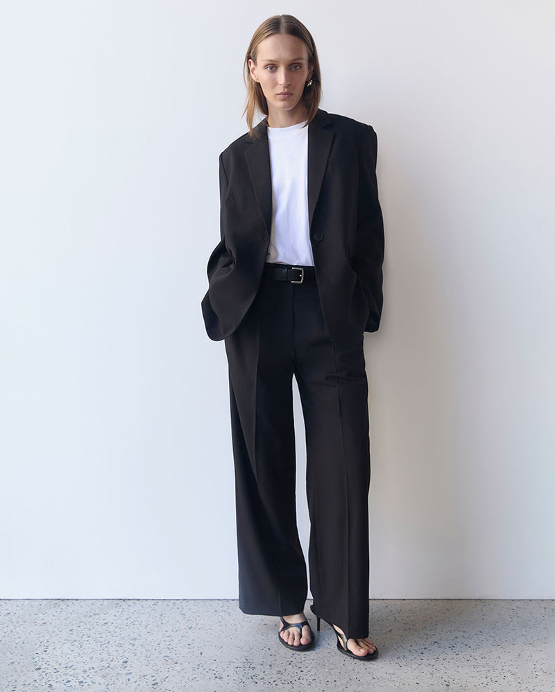 Orla Blazer - Black - Nude Lucy