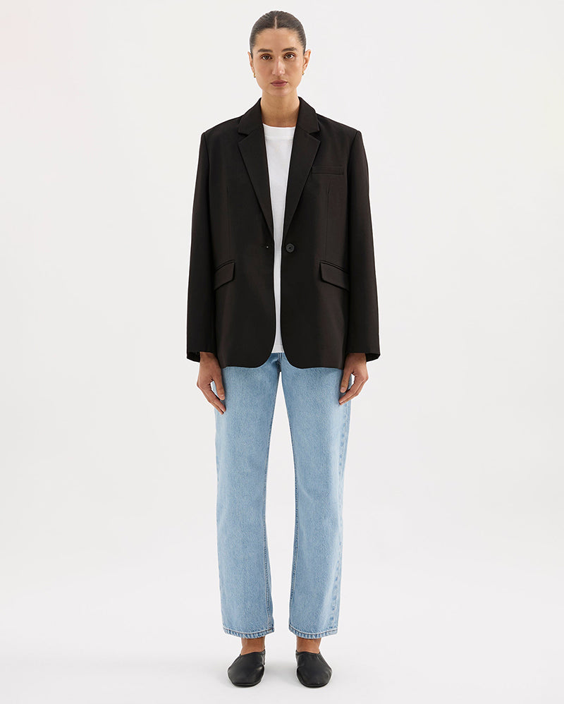 Orla Blazer - Black - Nude Lucy