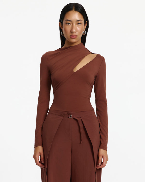 Orlyn Long Sleeve Top - Oak - Significant Other