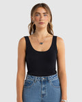 Kingston Knit Tank - Black - ORTC