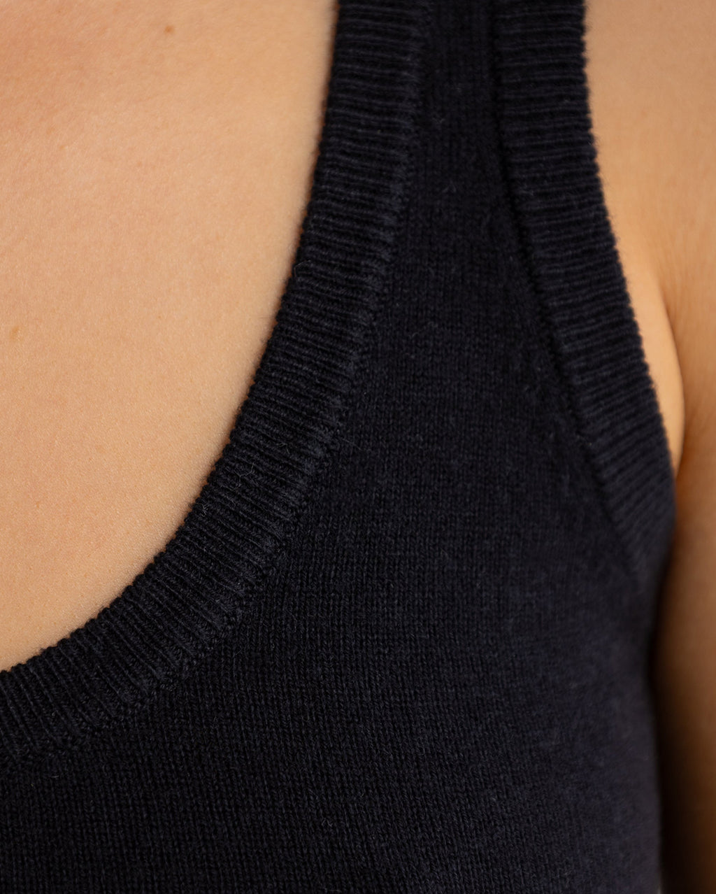 Kingston Knit Tank - Black - ORTC