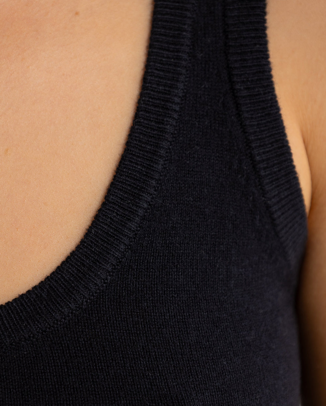 Kingston Knit Tank - Black - ORTC