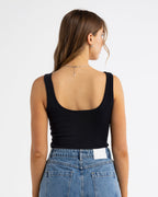 Kingston Knit Tank - Black - ORTC