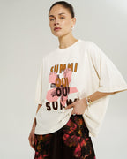 Oui Oui Tee - Vintage White - Summi Summi