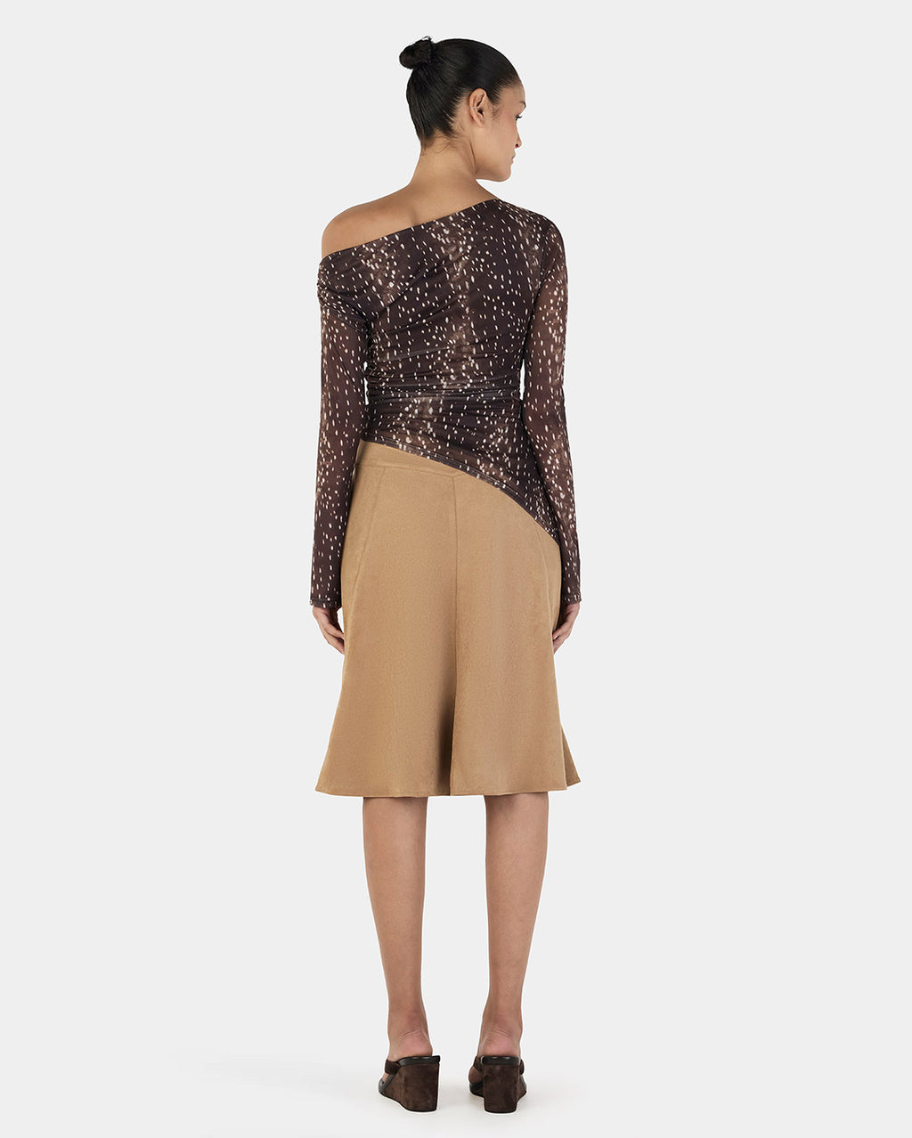 Paige Long Sleeve Top - Bambi