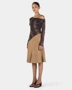 Paige Long Sleeve Top - Bambi