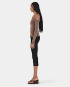 Pearla Long Sleeve Top - Chocolate - Ownley