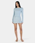 Quinn Long Sleeve Top - Ice