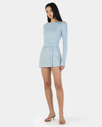 Quinn Long Sleeve Top - Ice
