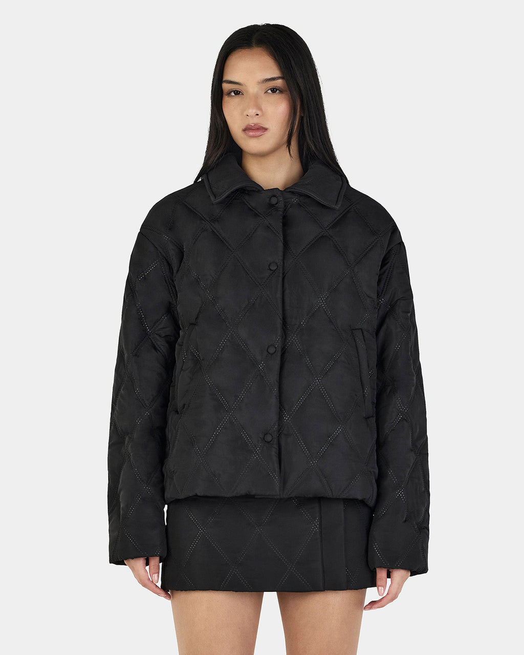 Quinton Quilted Jacket - Black - Ownley