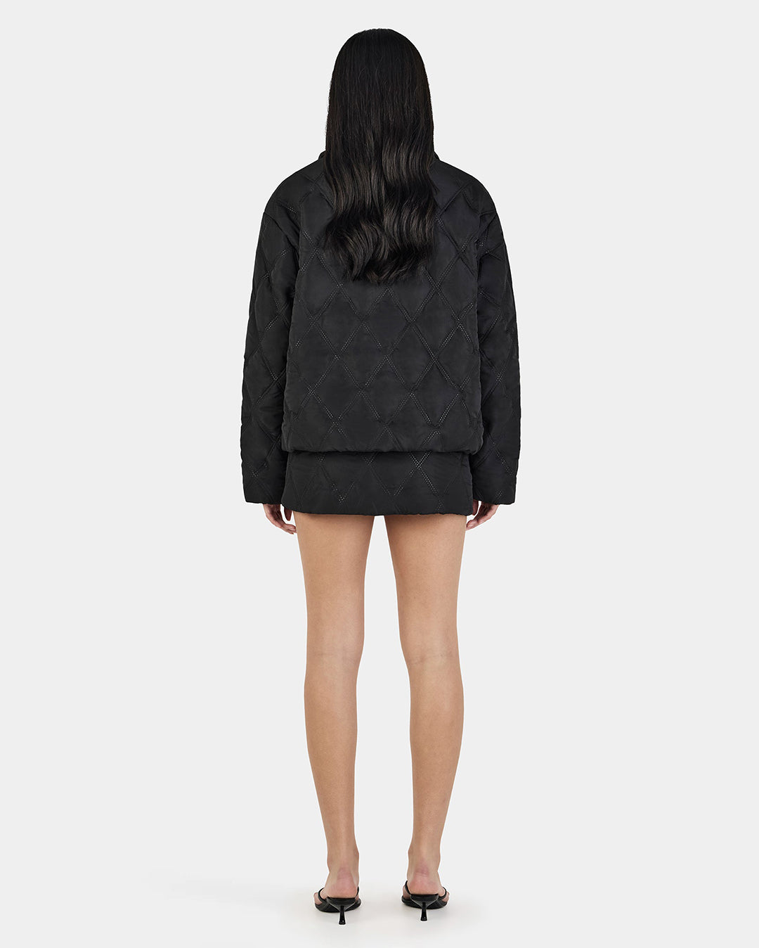 Quinton Quilted Jacket - Black - Ownley
