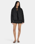 Quinton Quilted Jacket - Black - Ownley