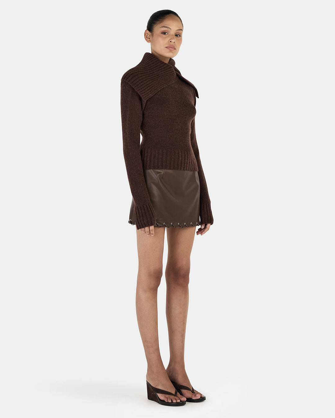 Roxanne Turtleneck - Chocolate - Ownley